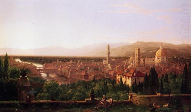 Thomas Cole View of Florence from San Miniato china oil painting image